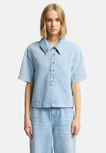 Блуза 7 for all mankind, светло-голубой