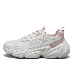 WARRIOR Антискользящие и износостойкие низкие массивные кроссовки на платформе для женщин - бежево-розовые, цвет Beige Pink