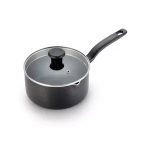 Кастрюля T-fal 3 кварты с крышкой, Simply Cook, антипригарное покрытие, черный цвет