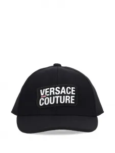 Бейсболка с нашивкой-логотипом Versace Jeans Couture, черный