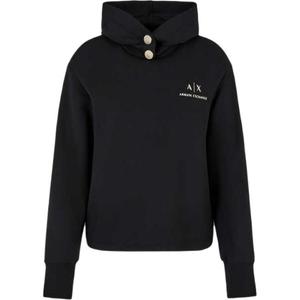 ARMANI EXCHANGE Толстовка AE FW24 женская черная