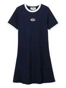 Платье-футболка с контрастной отделкой Chocoolate, синий