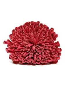 Кожаное ожерелье с цветком Alaïa, розовый