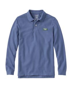 Поло Japan Fit Premium Double L с длинным рукавом и логотипом Katahdin.