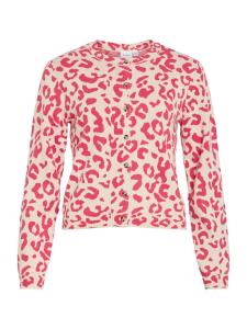 VILA Кардиган 'VIMayas' вязаный в натуральном белом цвете