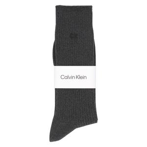Мужские носки Calvin Klein средней высоты, смесь хлопка и шерсти, дезодорирующие, ребристые, с одноточечным рисунком.