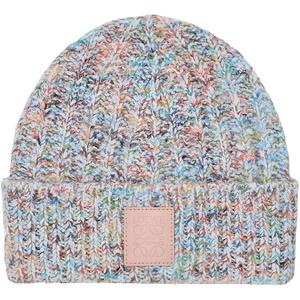 Шапка с ребристым логотипом LOEWE, мультиколор