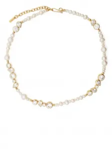 Колье Glitch с кристаллами Completedworks, золотой