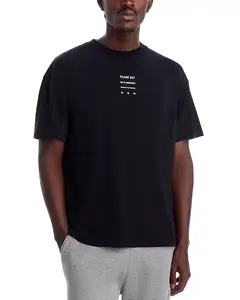 Футболка с коротким рукавом и принтом "Восстание" в стиле оверсайз 247, черный