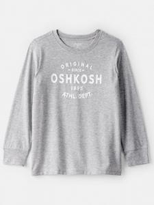 OshKosh Футболка с длинными рукавами серого цвета