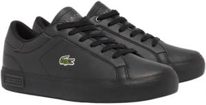 Кроссовки Lacoste Powercourt для мальчиков, белый/черный/красный