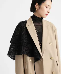 Шарф Babylone, цвет Black 19