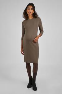 Трикотажное платье труба для беременных Jojo Maman Bébé, коричневый