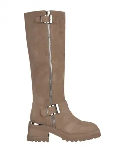 Ботинки с протектором и застежкой-молнией Alma En Pena, бежевый