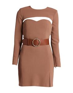 Мини-платье Elisabetta Franchi, коричневый