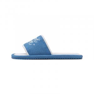 Barphil Скользоустойчивые износостойкие шлепанцы женские деним синие, цвет Denim Blue