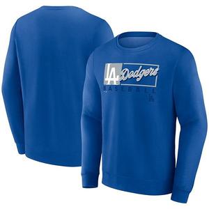 Мужской свитшот с капюшоном Royal Los Angeles Dodgers Focus Fleece Fanatics