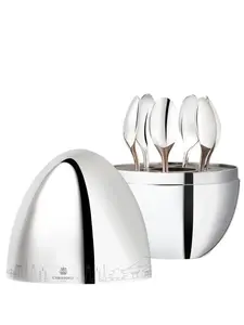 Набор Mood Skyline Japan из шести ложек для эспрессо Christofle, серебристый