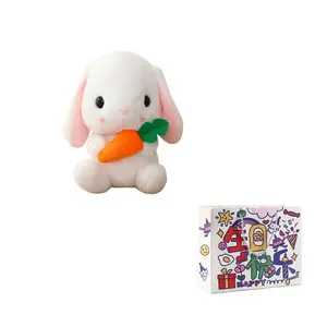 Плюшевая игрушка кролик с длинными ушами, высота 22см/32см/43см/65см/75см AZLCL