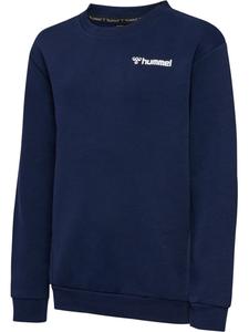 Hummel Детская толстовка "Hmlmover Cotton Sweatshirt Kids" синего цвета