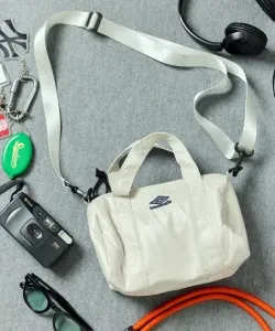 Мини-сумка Boston Bag из нейлона с покрытием SP Coating 25AW