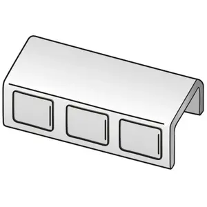 Соединитель рельсов для карнизов Credo/-Vorhangschienen Соединитель рельсов для соединения 2 рельсов от компании "" Garesa, прозрачный