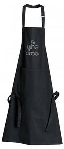 Кухонный фартук Winkler Wine, черный - текстиль - 90 x 1 x 75 см