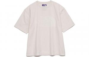 Футболка унисекс цвета айвори THE NORTH FACE PURPLE LABEL