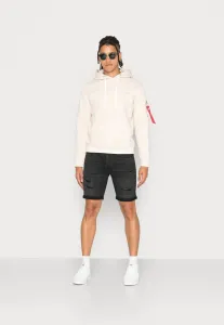 Толстовка унисекс с капюшоном Alpha Industries, Jet Stream White