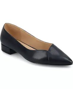 Женские балетки Carmin с острым носом Journee Collection, синий