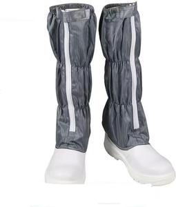 Lmprock Универсальная обувь унисекс с полиуретановым покрытием, стальным носком и полосой, высокопрочная, цилиндрическая, антистатическая, пыленепроницаемая, для работы в уборочных помещениях, защитная обувь ESD, серый