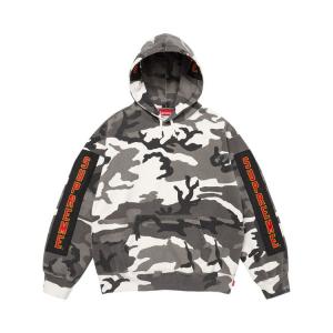 Толстовка Supreme Woven Patches Hooded Sweatshirt, Snow Camo
