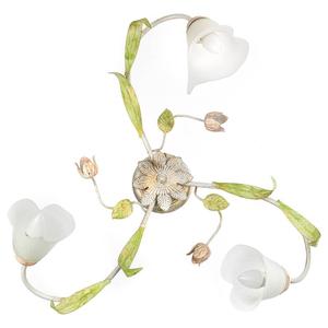 Потолочный светильник ONLI Wilma Typ A, сатиновое стекло / железо - количество языков пламени: 3