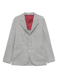Пиджак в мелкий рубчик Brunello Cucinelli, серый