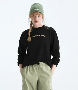 Женская толстовка Evolution Proud Crew - графика The North Face, TNF Black