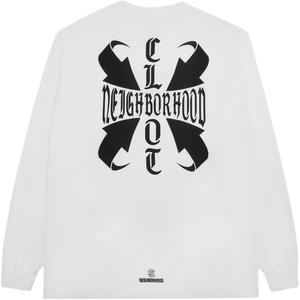 Футболка x CLOT X FW25 унисекс Neighborhood, белый