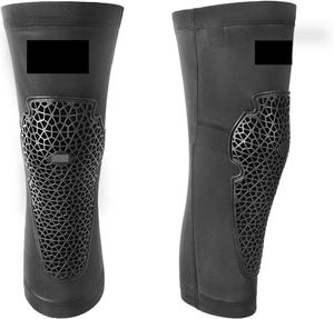 Дышащие мотоциклетные наколенники и налокотники - высокоэластичные наколенники для мотокросса, велоспорта и мотоциклетных поездок Qing Shuo shop, 2pcs-knee-Black