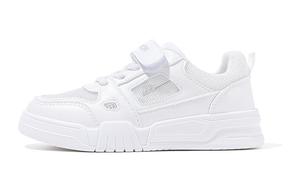 WARRIOR Скользостойкие низкие детские скейтбординг кроссовки white kids'