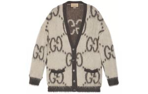 Кардиган женский Gucci, черный / белый