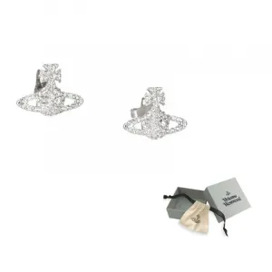 Украшенные серьги с гравировкой логотипа Vivienne Westwood