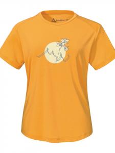 Футболка T Shirt Haberspitz L с оранжевым свечением Schöffel