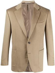 Canali однобортный пиджак, коричневый