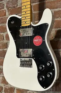 НОВЫЙ Squier Classic Vibe '70s Telecaster Deluxe в цвете Olympic White, идет с профессиональной настройкой и очень быстрой доставкой!