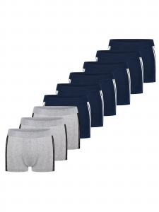 SCHIESSER Боксеры '95/5 Stretch - Organic Cotton' в цвете Mottled Blue