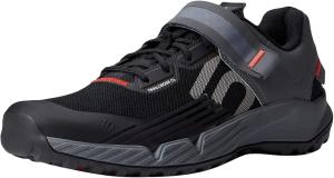 Женские горные велосипедные туфли Five Ten Trailcross с клипсовой системой, черный/красный/серый