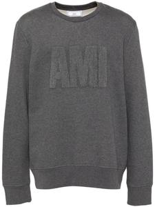 Толстовка с нашивкой-логотипом AMI Paris, серый