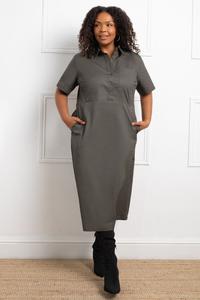 Платье из хлопка Live Unlimited, зеленый