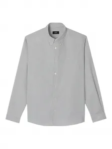 Рубашка в полоску с длинными рукавами A.P.C., серый