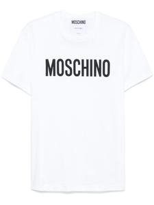 Футболка с принтом логотипа Moschino, белый