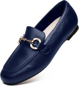 Женские лоферы, модные туфли на низком каблуке, удобные туфли-слипоны для вождения DeYashopin, Blue